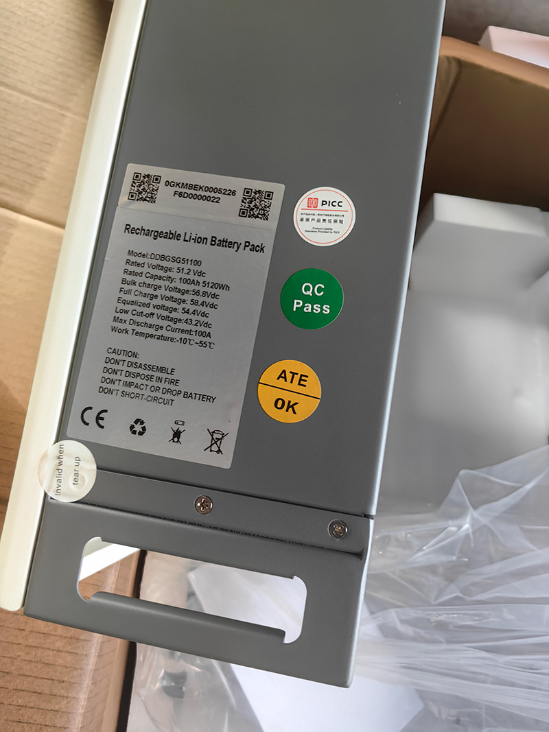 Home Energy Storage System 51.2v 100ah-5.12kwh