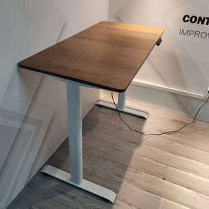 Dual Motor Electric Table in color brown 1400mm*600mm*18mm