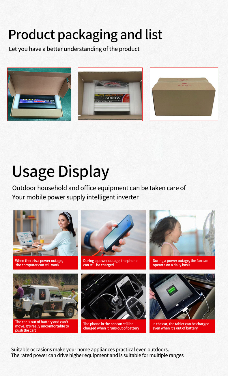 Rated Power 2000w Inverter